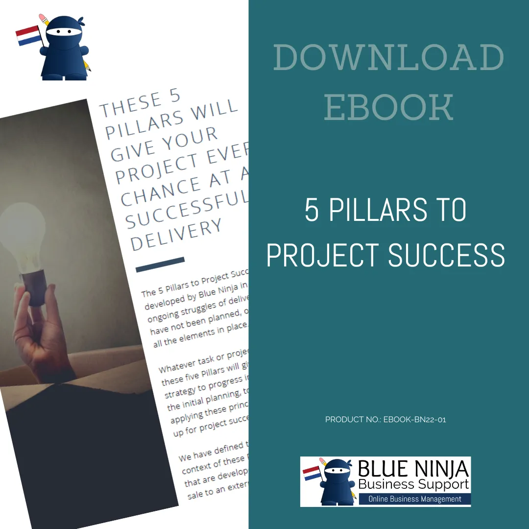 Resource cover - 5 pillars to project success product